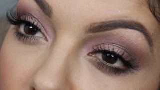 Smokey Pink Eyeshadow Makeup Tutorial [upl. by Elrod]