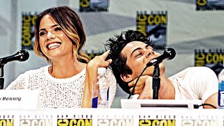 Shelley Hennig and Dylan Obrien being the biggest Stalia shippers [upl. by Enelhtak81]