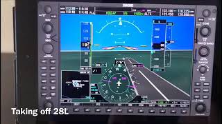 Simionic G1000 PFD synthetic vision and MFD [upl. by Nohsad543]