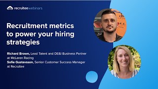 Webinar  Recruitment metrics to power your hiring strategies [upl. by Anillehs888]