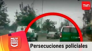 Peligrosas e impactantes persecuciones policiales en Chile  Muy buenos días  Buenos días a todos [upl. by Enirol]