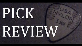 Dunlop Nylon 1mm Guitar Pick Review amp Demo [upl. by Yenruoc]