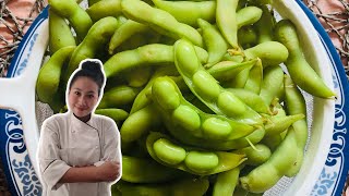 How To Cook quotEdamame Beansquot • Cooking Trick •Thai Chef Food [upl. by Ninette]