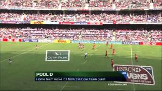 Hong Kong Sevens Day two highlights [upl. by Yznel]