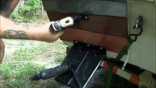 Nauticus Smart Tabs SX installation 1989 Cajun bass boat [upl. by Bourne]