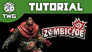 Zombicide Tutorial How To Paint Black Plague Fattys [upl. by Airdnassac686]