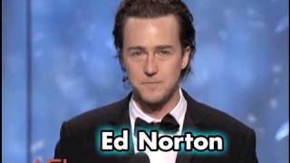 Edward Norton Salutes Robert De Niro at AFI Life Achievement Award [upl. by Aralc]