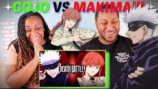 Death Battle quotGojo VS Makima Jujutsu Kaisen VS Chainsaw Manquot REACTION [upl. by Asus584]