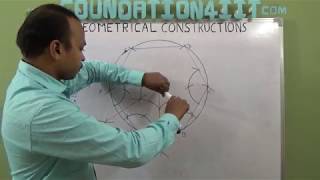 How to draw a circle of diameter 100mm using compass shsirclasses [upl. by Suckram]