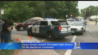 Hoax Threat Caused Chicopee High School To Be Placed On Lockdown [upl. by Limemann580]