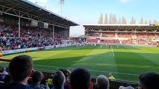 Last minute goal by Jordan Davies in the 98th minute to win the game  Wrexham vs Dover 65 [upl. by Oisinoid]