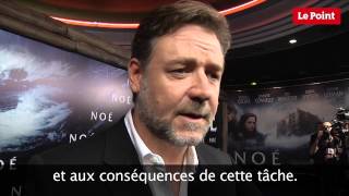 Russell Crowe  quot Noé nest pas un superhérosquot [upl. by Eel155]