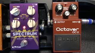 Boss OC2 vs Source Audio Spectrum octave [upl. by Aroc89]