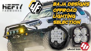 Baja Designs Offroad Lighting Selection and Wiring  Hefty Fabworks [upl. by Enileoj937]