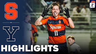 Syracuse vs Yale  NCAA College Soccer  Highlights  October 18 2023 [upl. by Meibers]