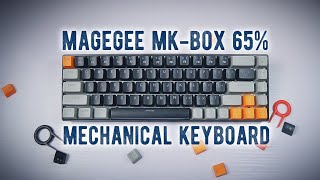 Best BUDGET First Mechanical Keyboard  MageGee MKBox 65 Red Switch Review [upl. by Lotz203]