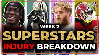 Fantasy Football Injuries  Week 2 Breakouts  Ep 107 [upl. by Eyr]