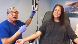 Watch a live IV and process of Ketamine infusion therapy  Ketamine Clinics of Los Angeles [upl. by Tarfe]