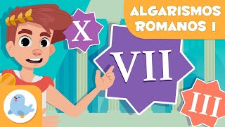 Os ALGARISMOS ROMANOS 🏛 Introdução aos algarismos romanos 📝 Episódio I ☝🏻 I II III IV [upl. by Tennek]