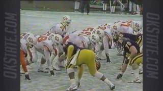 1987 Sun Bowl  11 Oklahoma State vs West Virginia  1st Half [upl. by Henleigh]