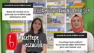 ECZACILIK BÖLÜMÜYLE ALAKALI HER ŞEY  HACETTEPE ECZACILIK [upl. by Anallij]