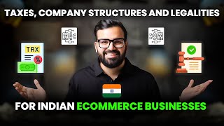 Taxes Companies amp Legalities for eCommerce POD or drop shipping businesses in Indiain Hindi [upl. by Oglesby]