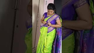 sadi kashi nesaychi marathi saree sareedraping [upl. by Kassie]