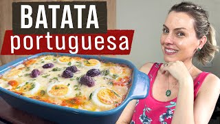 BATATA GRATINADA À MODA PORTUGUESA  RECEITA INCRÍVEL PARA SURPREENDER SEUS CONVIDADOS [upl. by Ecenahs]