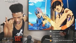 ETIKA REACTS TO GOLDEN WIND PASSIONE DANCE [upl. by Aleahc]