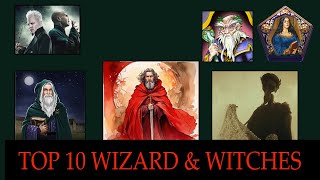 TOP 10 WIZARD amp WITCHES  HARRY POTTER [upl. by Ungley]