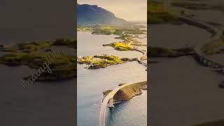 Storseisundet Bridge on Norway’s Atlantic Road Daily Home Screen wallpaper naing100 wallpaper [upl. by Hound350]