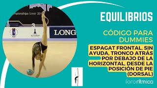 EQUILIBRIOS Gimnasia Rítmica Dorsal [upl. by Sillig]