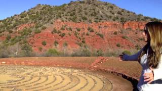 Angel Valley Chartres Labyrinth amp ET Landing Pad 122112 [upl. by Orelia490]