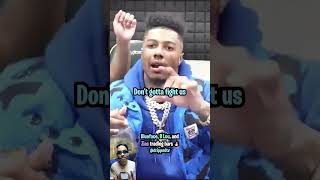 Blueface baby freestyle in front of studio shorts [upl. by Urban]