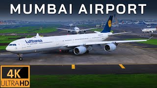 Mumbai Airport  Morning Plane Spotting 2024  MEGA Compilation 3 4K [upl. by Burgess76]