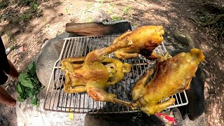 COMIENDO GALLINA ASADA 🤤🤤 [upl. by Melitta159]