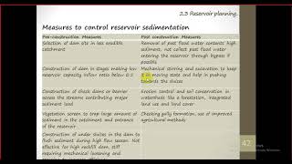 Reservoir sedimentation numerical of life of reservoir and IEE and EIA in hydropower [upl. by Ofori]