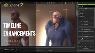 iClone 72 Tutorial  Timeline Enhancements [upl. by Aihsemak326]
