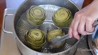 How to Steam Artichokes [upl. by Kinemod]