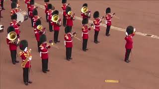 Queens Guards Play the US National Anthem on the 20th Anniversary of 911 [upl. by Ysus]