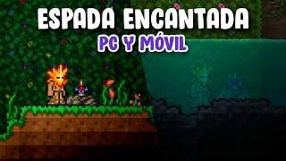 NUEVA SEMILLA ESPADA ENCANTADA PARA PC Y MÓVIL  Terraria 144  Maggieozs [upl. by Oremoh931]