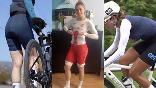 Women Biking Suits Try On 48 [upl. by Gambrell]