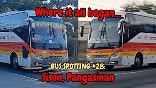 BUS SPOTTING 28 Where it all beganSison Pangasinan [upl. by Fulcher]