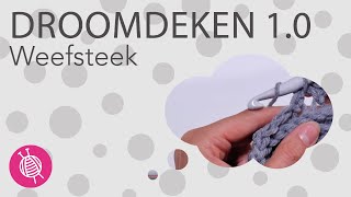 Droomdeken 10  Aflevering 3  Weefsteek haken [upl. by Caylor]