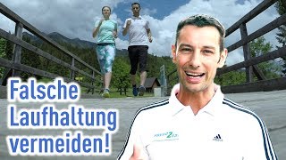 Richtig laufen Physiotherapeut HansPeter zeigt was beim Laufen richtig und was falsch ist [upl. by Esdnyl]