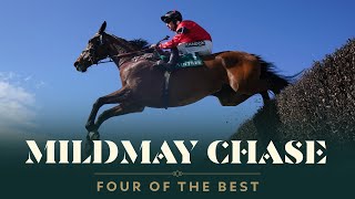 FOUR OF THE BEST MILDMAY NOVICES CHASES AT AINTREE RACECOURSE [upl. by Kellina]