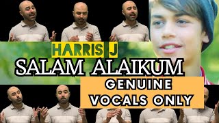 Harris J  Salam alaikum Genuine Vocals only  Acapella [upl. by Aicire324]