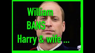 PRINCE WILLIAM HAS BANNED FLOWERS amp GIFTS FROM HARRY amp MEGHAN as HE PROTECTS CATHERINE [upl. by Hehre]