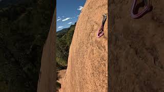 Rock Climbing Adventure Conquer Monosmear 58 In Colorado Springs [upl. by Nomzzaj11]