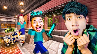 Haddi Attacked Sokher Gamer  Ender Dragon Vs The Bangla Gamer Ep16 [upl. by Akitan754]